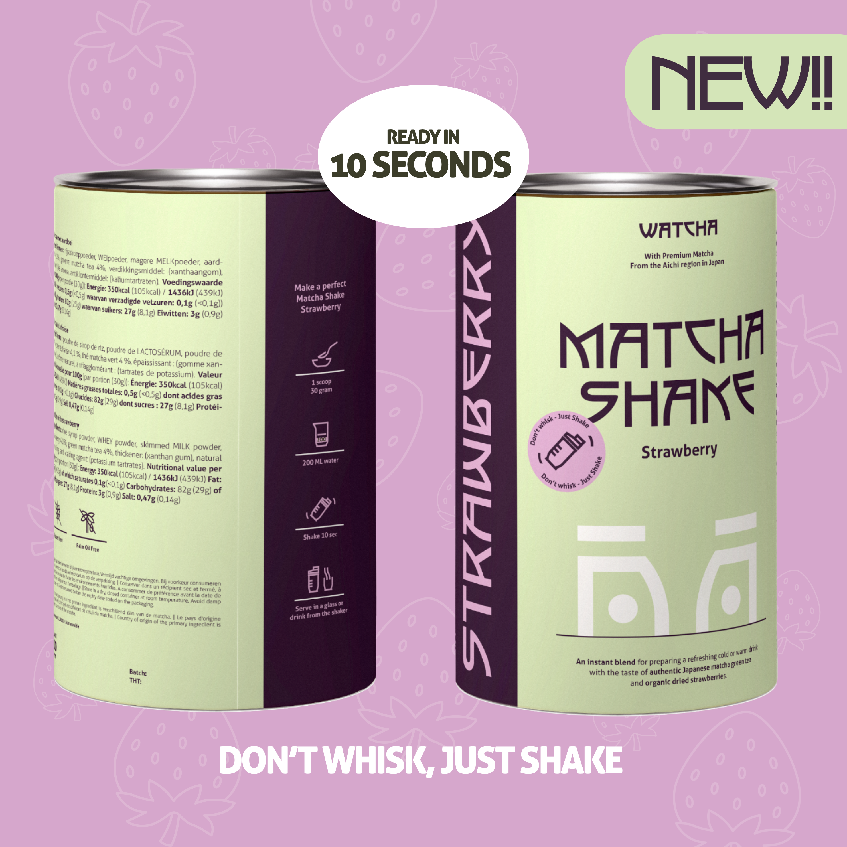 Matcha Strawberry Shake